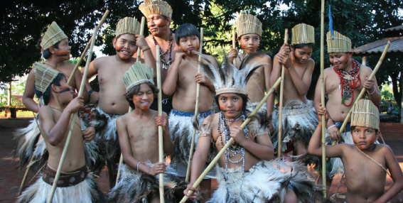 Boys of the Guarani Tribe