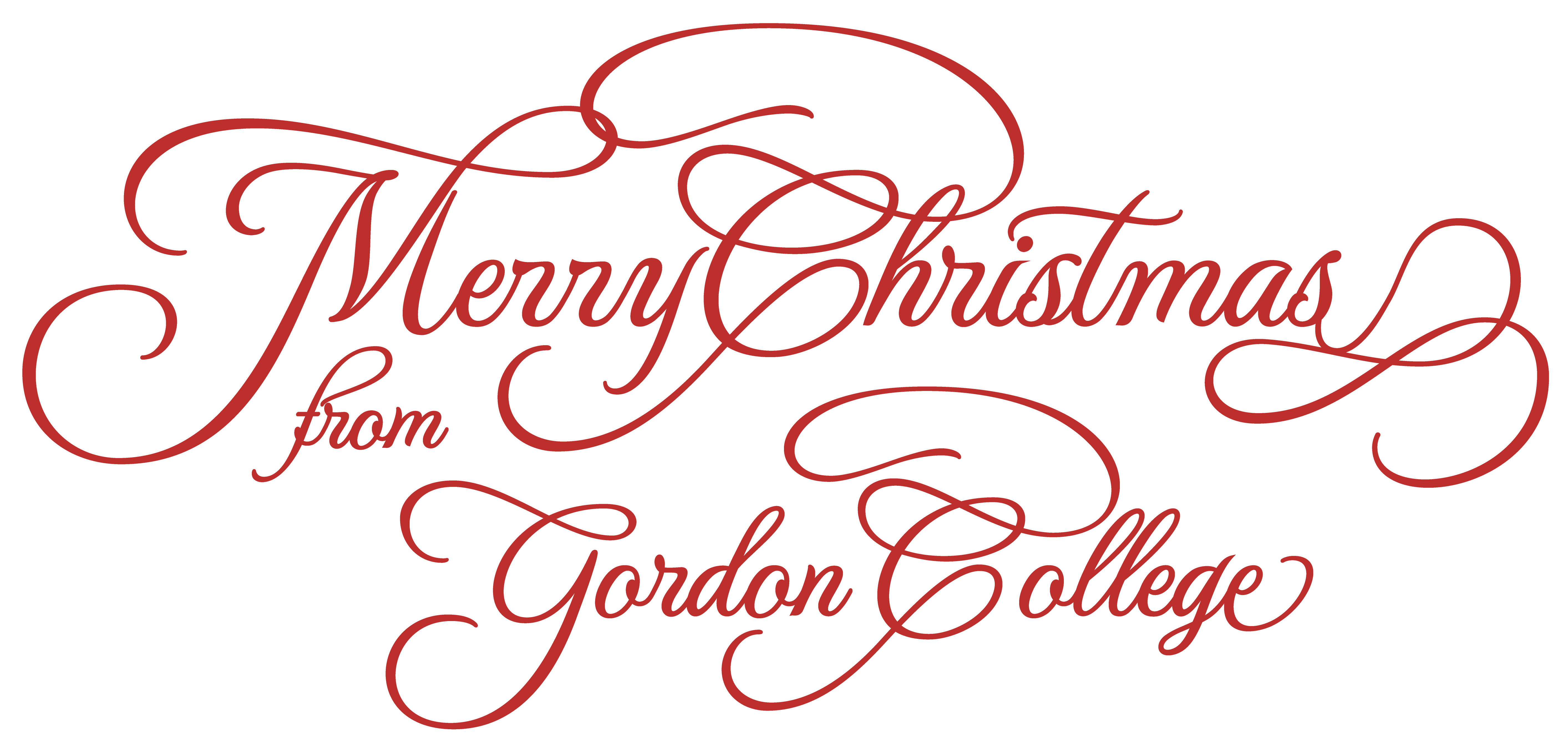 Merry Christmas from Gordon College