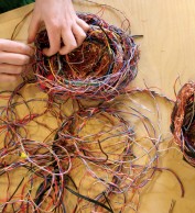Creating the nest of wires