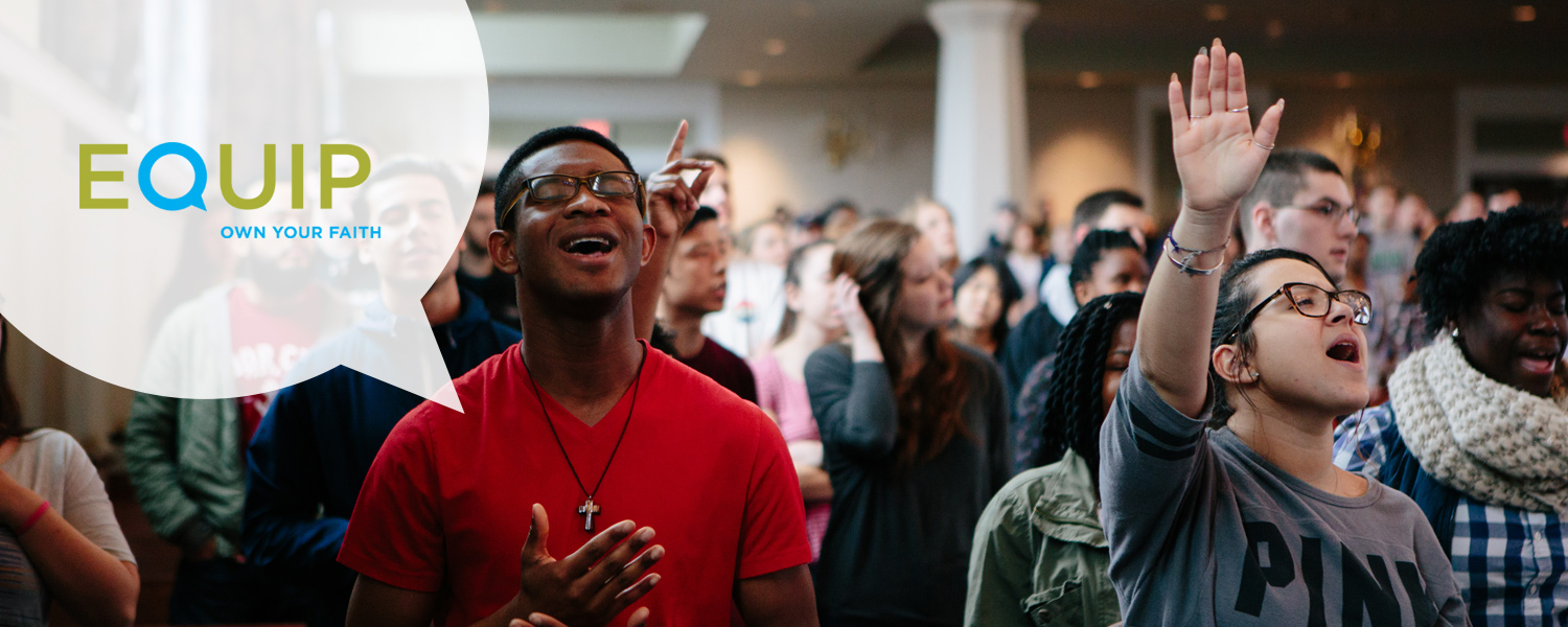 Students in chapel singing