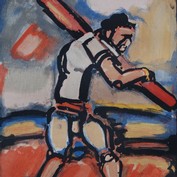 Assistant Carrying Cross