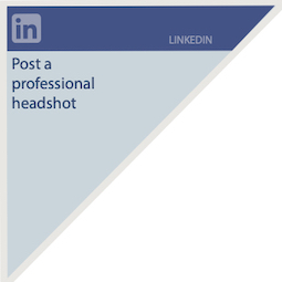 Post a professional headshot