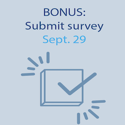 BONUS: submit survey