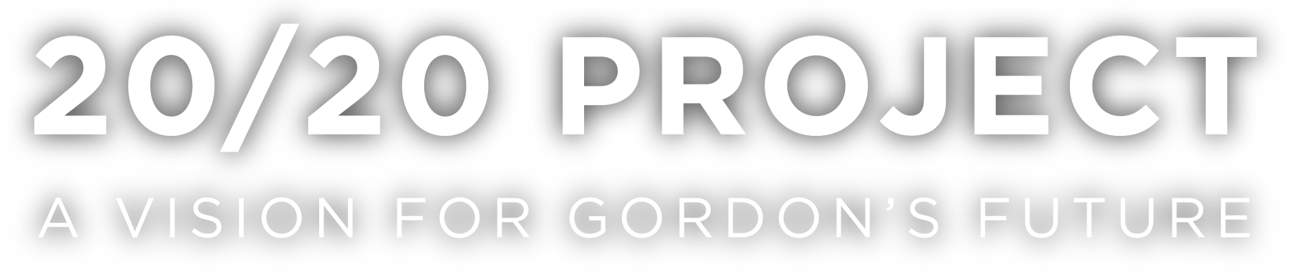 20/20 Project: A Vision for Gordon's Future