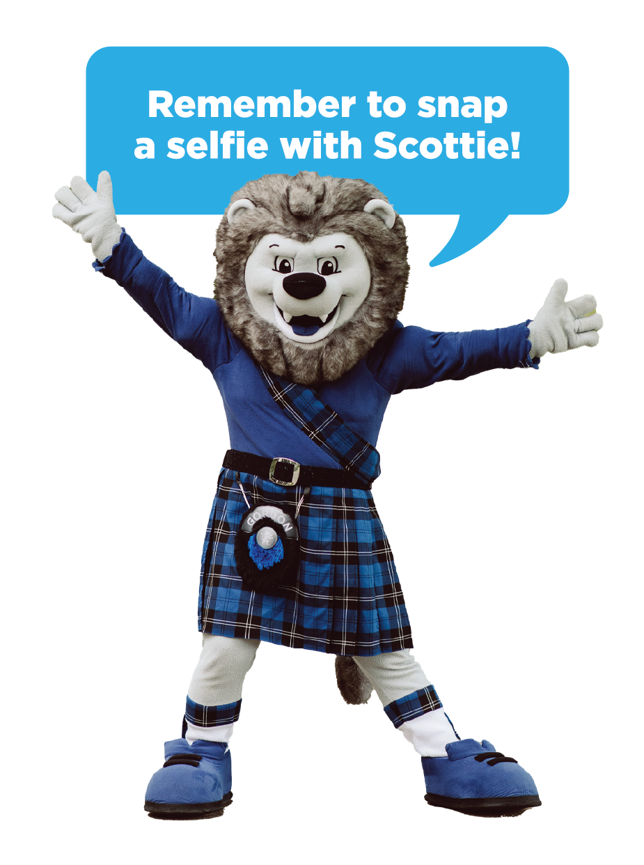 Remember to snap a selfie with Scottie!