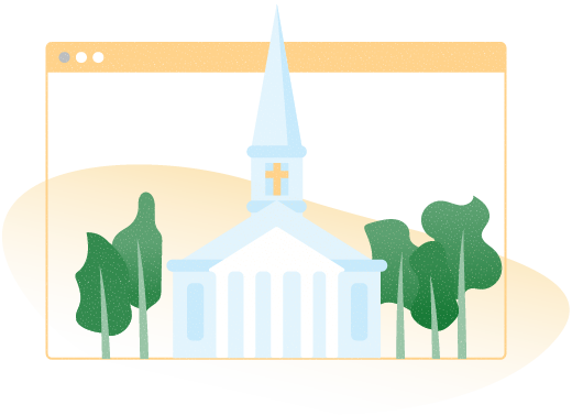 digital chapel illustration